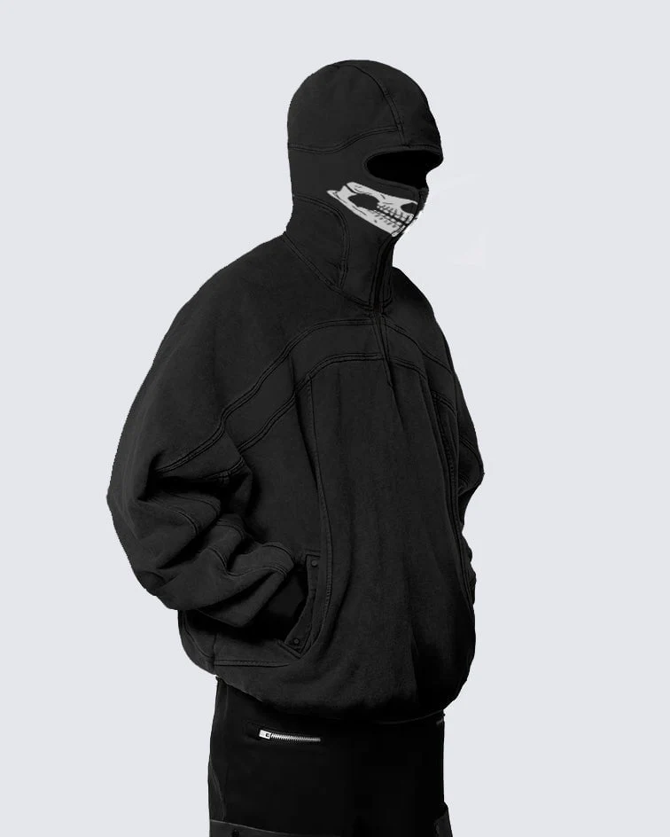 KIIKIO Classic Skull Mask Hoodie - Image 4