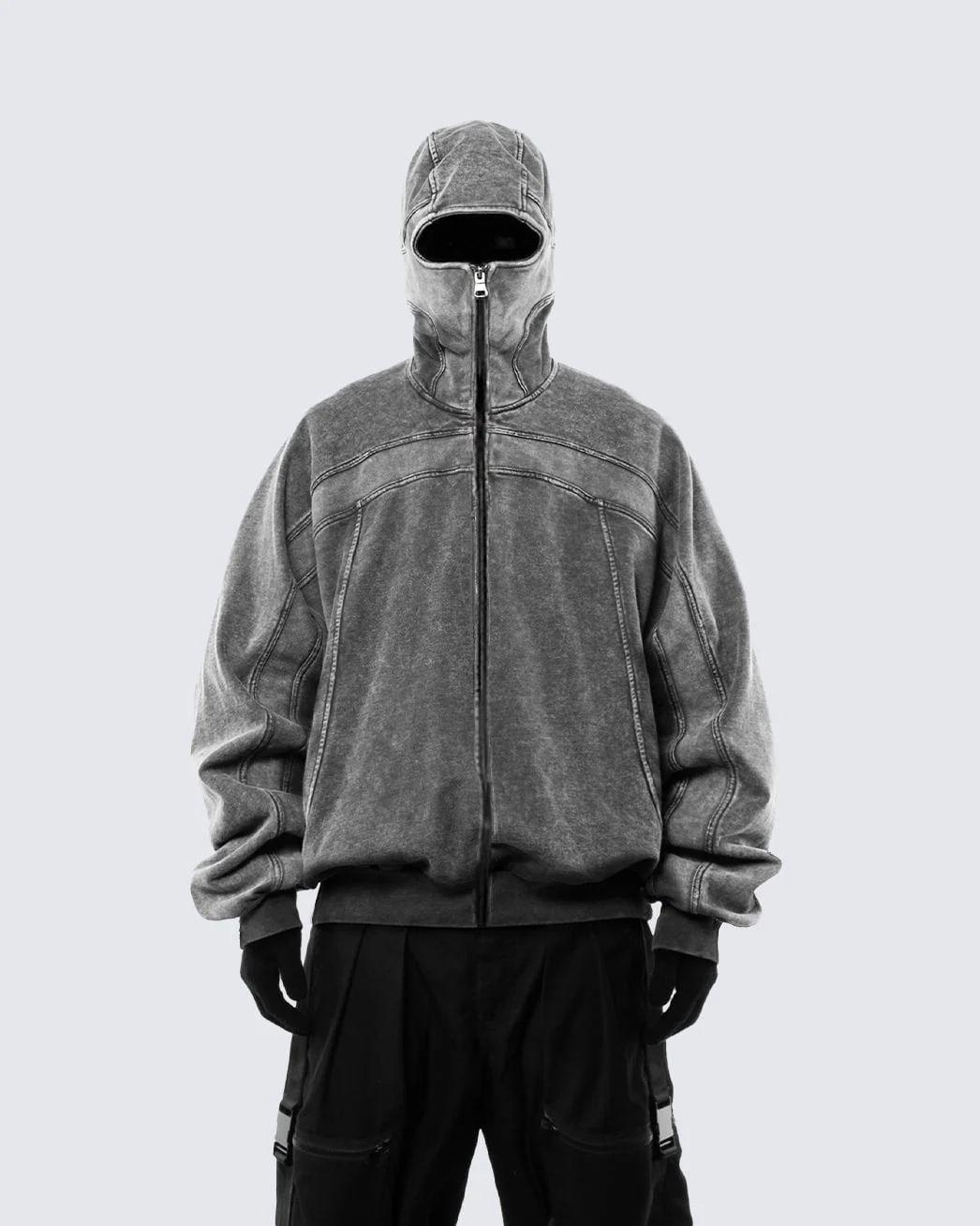 KIIKIO Classic Zip Pullover Hoodie - Image 4