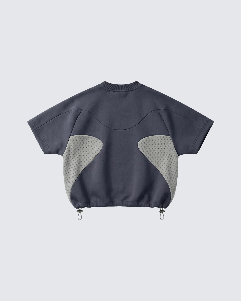 CLOUD-LIKE FLOATING-New Contrast Panel Tee - Image 3