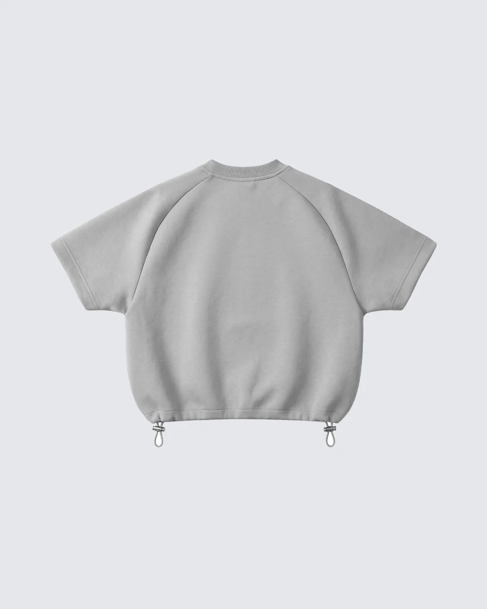 CLOUD-LIKE FLOATING-New Panel Short Sleeve Top - Image 4