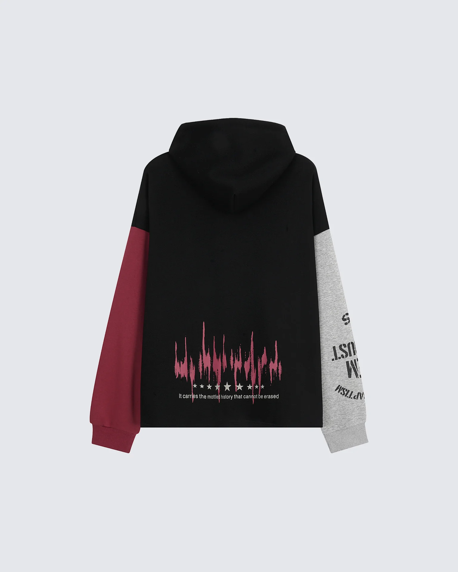 Color Block Hooded Pullover Sweatshirt - Image 2