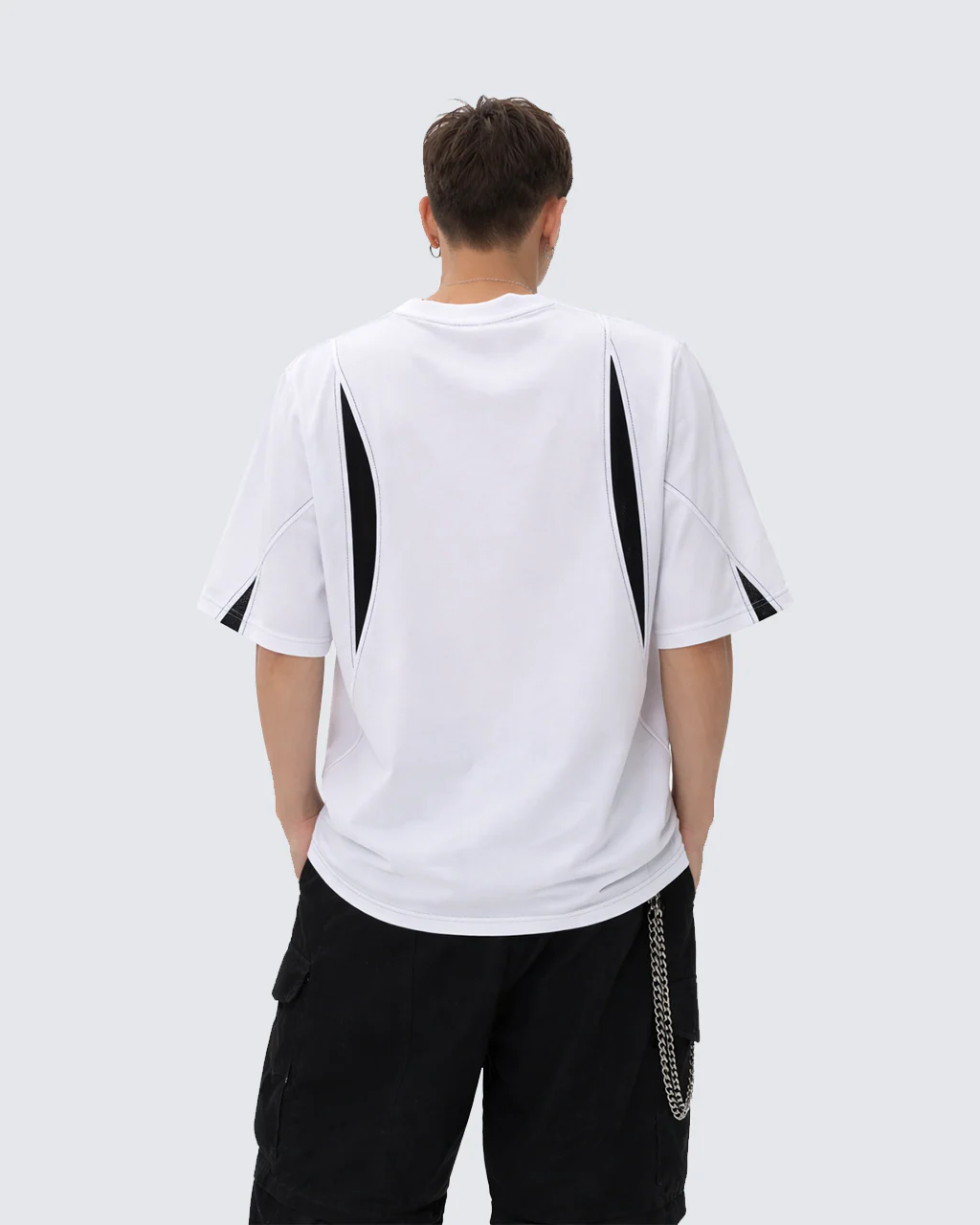 Contrast Panel Sport T-Shirt - Image 9
