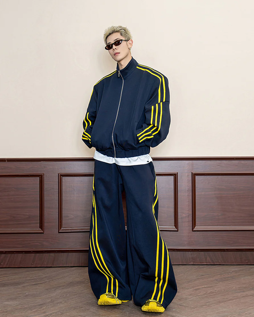 Contrast Stripe Track Jacket - Image 3