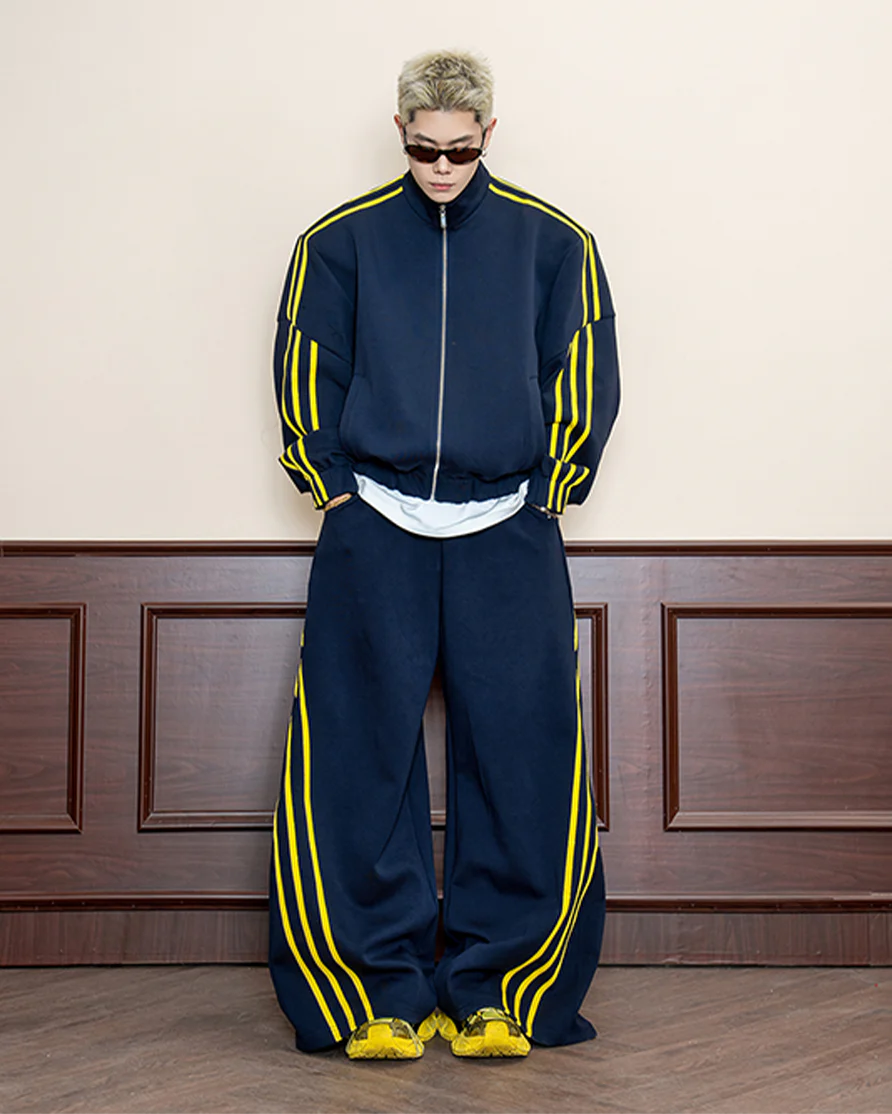 Contrast Stripe Track Jacket - Image 4