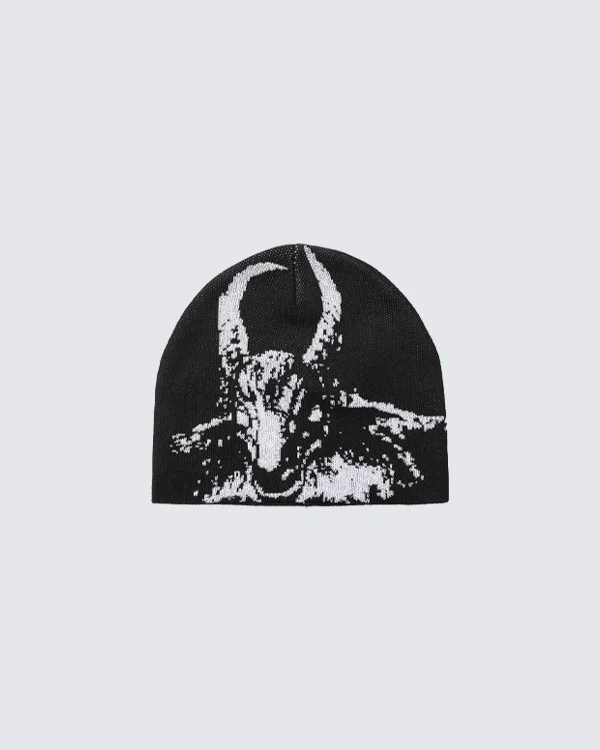 Cool Stylish Graphic Knit Beanie - Image 11