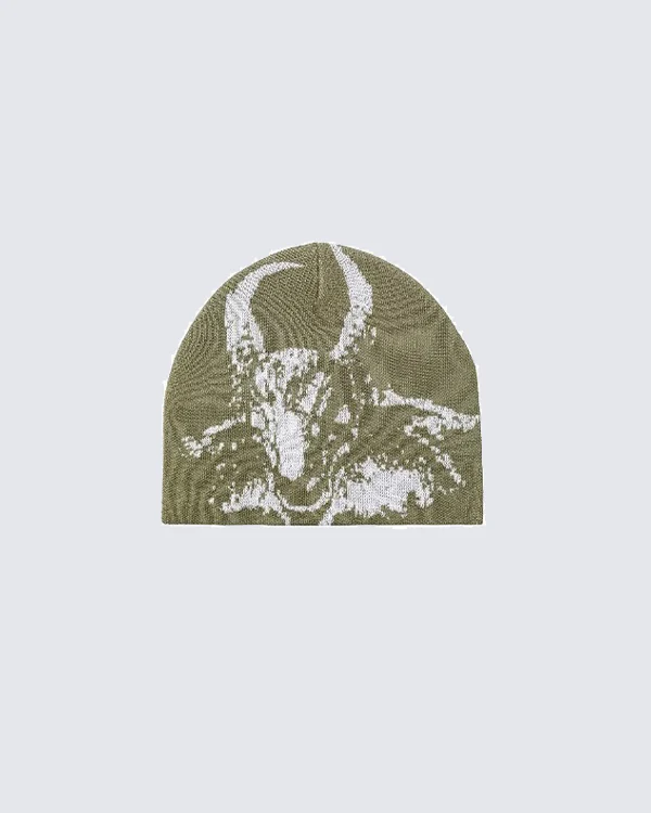 Cool Stylish Graphic Knit Beanie - Image 3