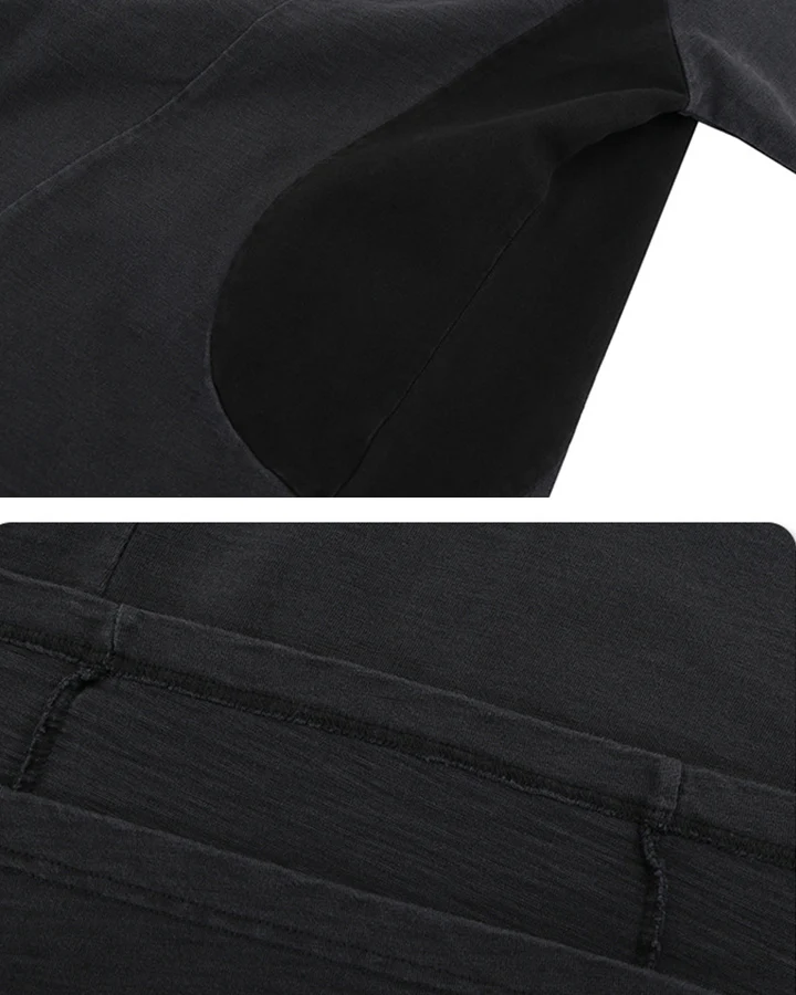 Curved Panel Sporty New Short Sleeve T-Shirt - Image 6