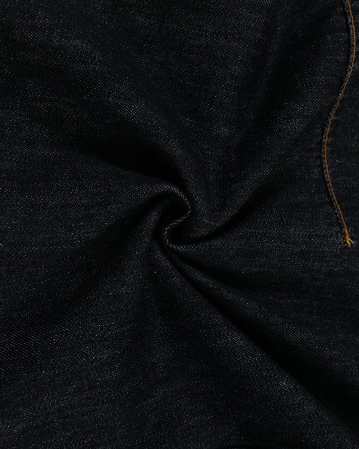 Curved Seam Denim Pants - Image 5