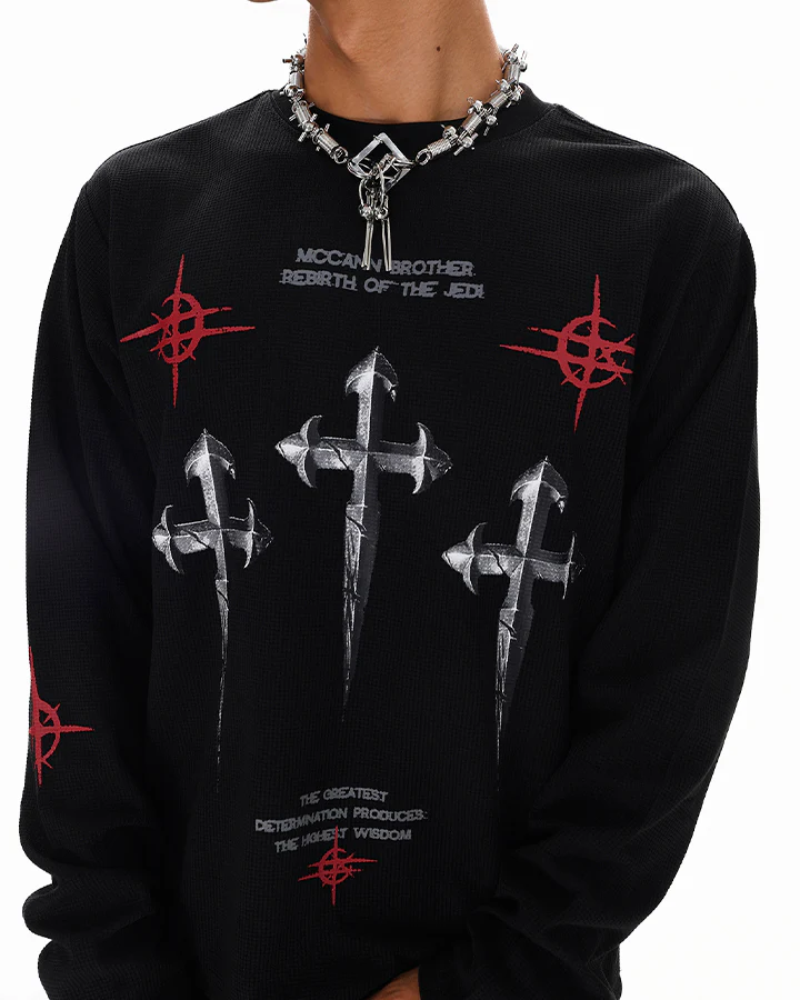 Dark Gothic Hip Hop Sweatshirt - Image 6