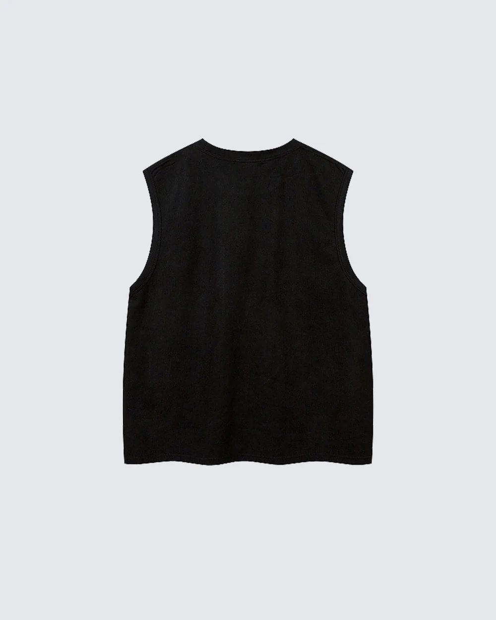 Dark Gothic Thorn Graphic Sleeveless T-Shirt - Image 3