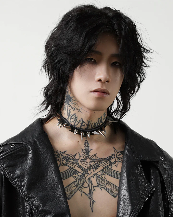 Dark Niche Punk Studded Choker - Image 5