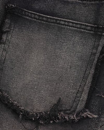 Deconstructed Frayed Edge Wide-Leg Jeans - Image 6