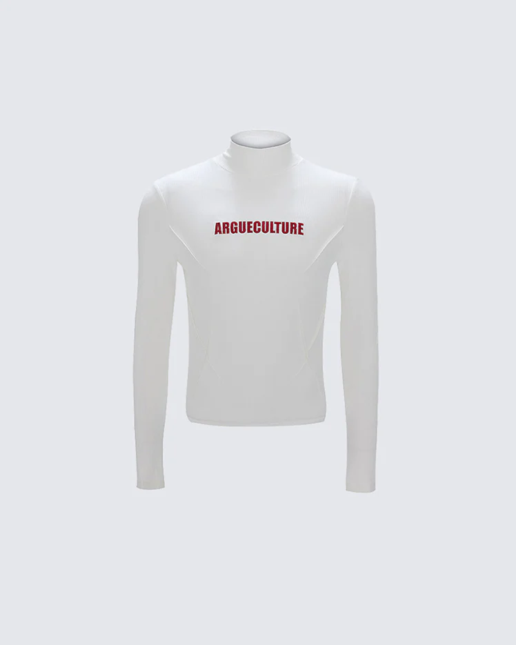 Deconstructed Slim Fit Solid T-Shirt - Image 3