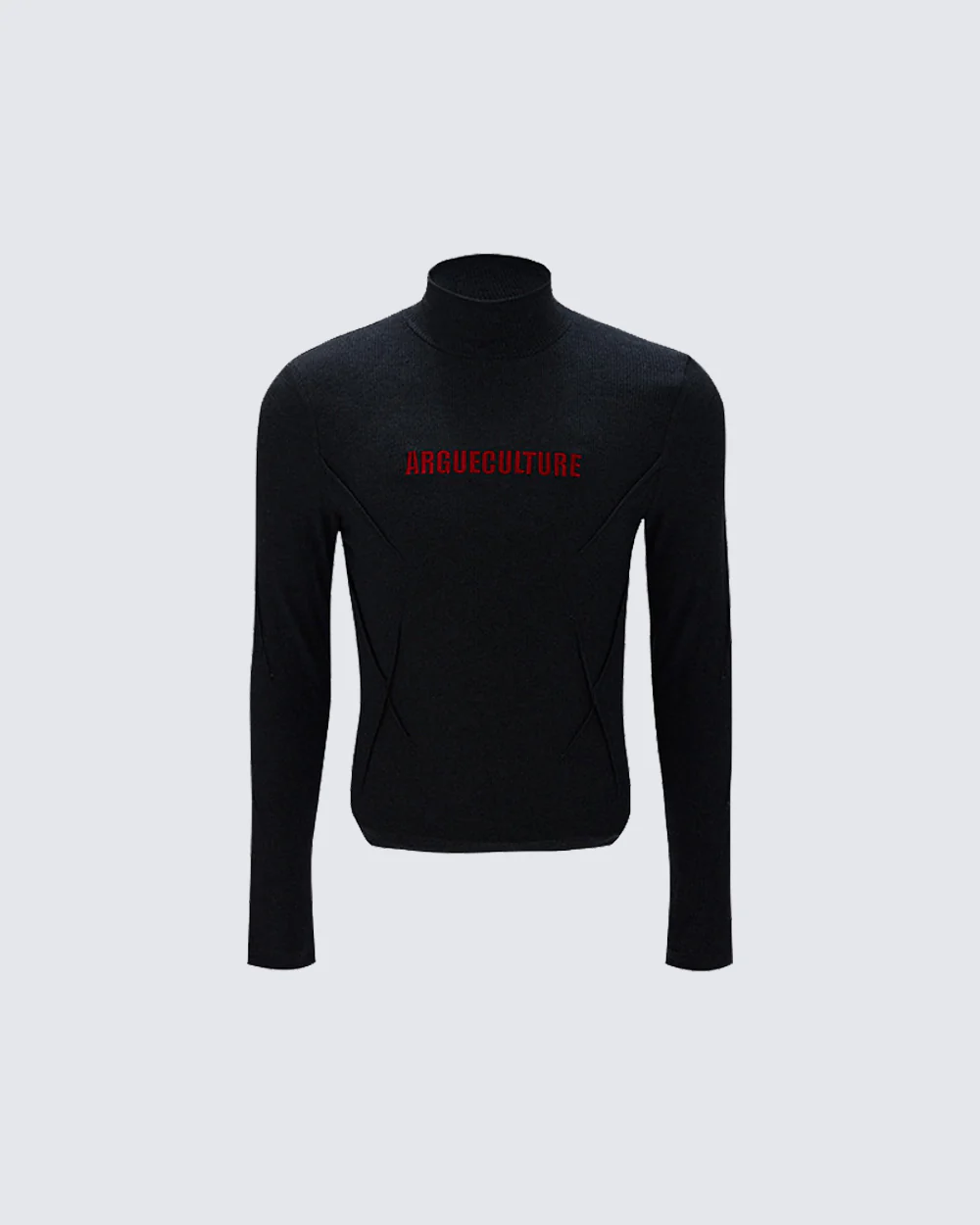 Deconstructed Slim Fit Solid T-Shirt - Image 4