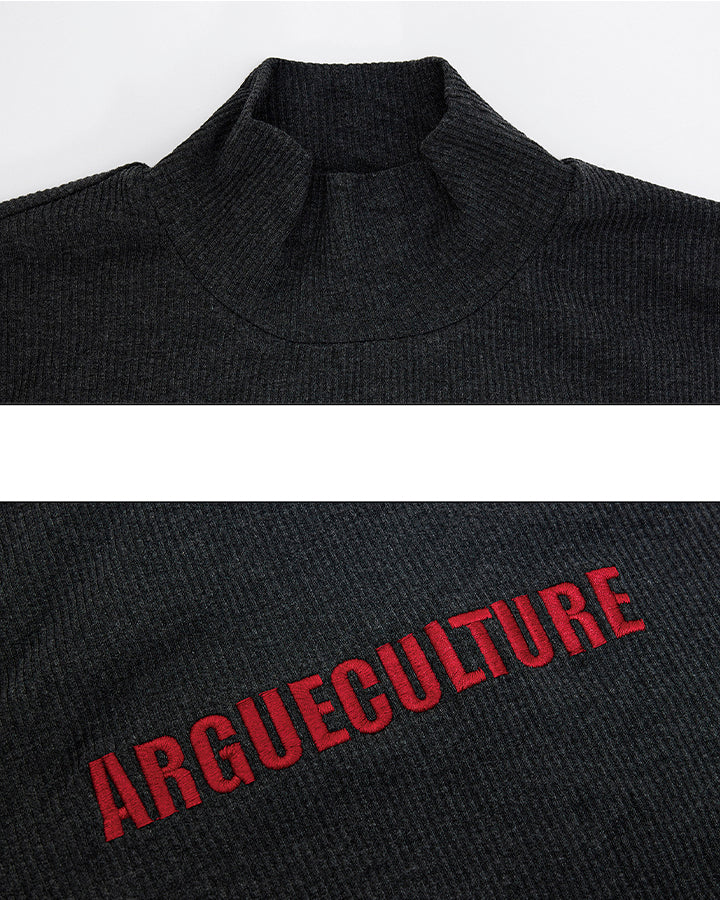 Deconstructed Slim Fit Solid T-Shirt - Image 7