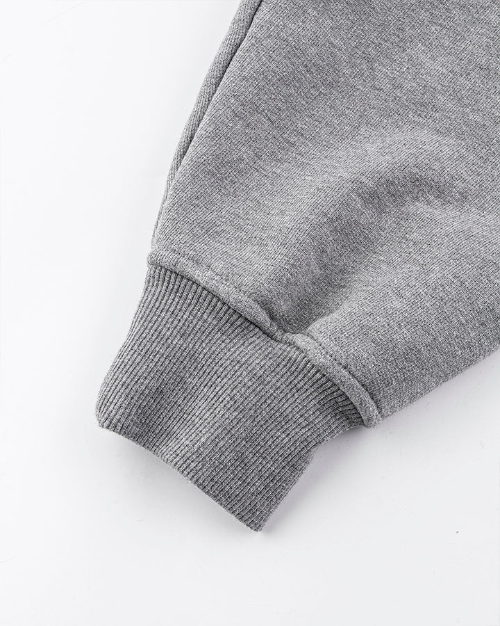Design Contrast Patchwork Hooded Sweatshirt - Image 8