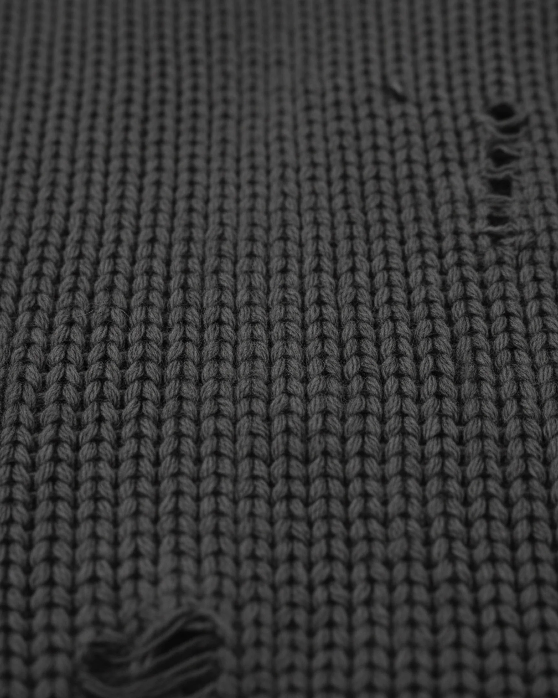 KIIKIO Destroyed Knitted Sweater Plush Coat - Image 17