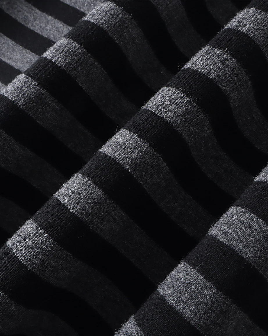 Devil-Horn Striped Hooded Jacket - Image 7