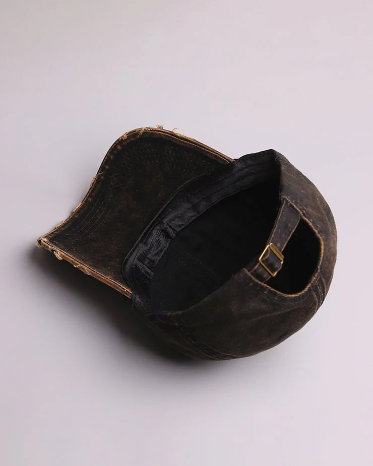 Distressed 'Give Blood He Did' Baseball Cap with Cross Design – Streetwear Style - Image 11