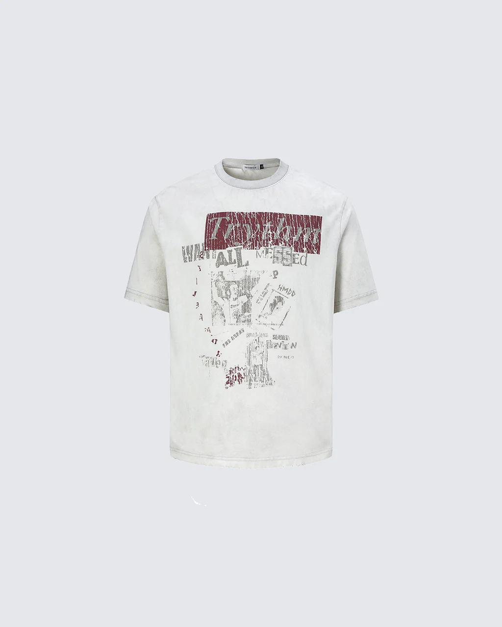 Distressed Graphic Print T-Shirt - Image 4