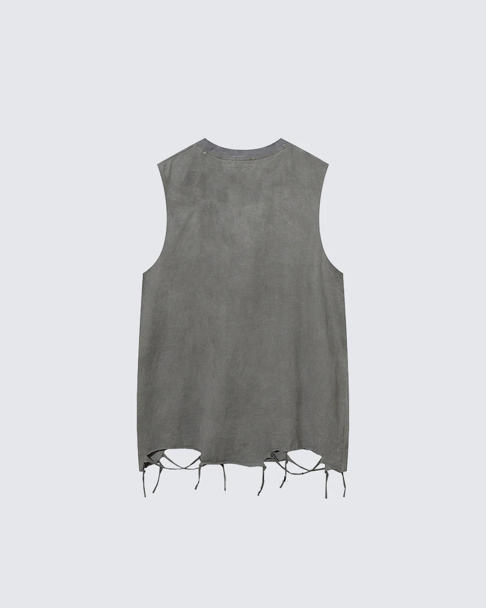 Distressed Graphic Street Sleeveless Tank - Image 4
