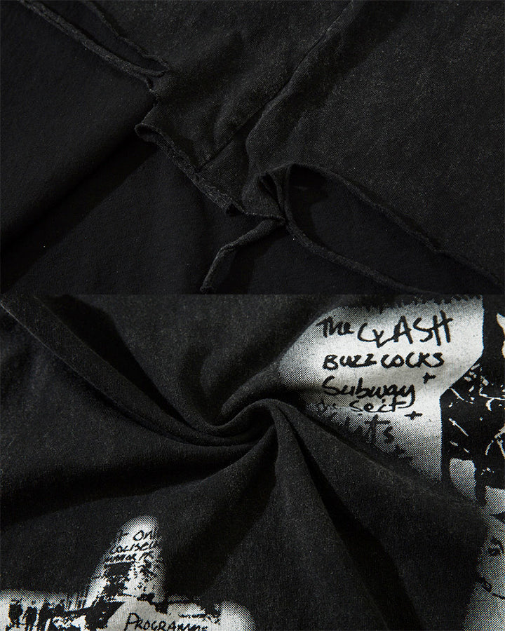 Distressed Graphic Street Sleeveless Tank - Image 8