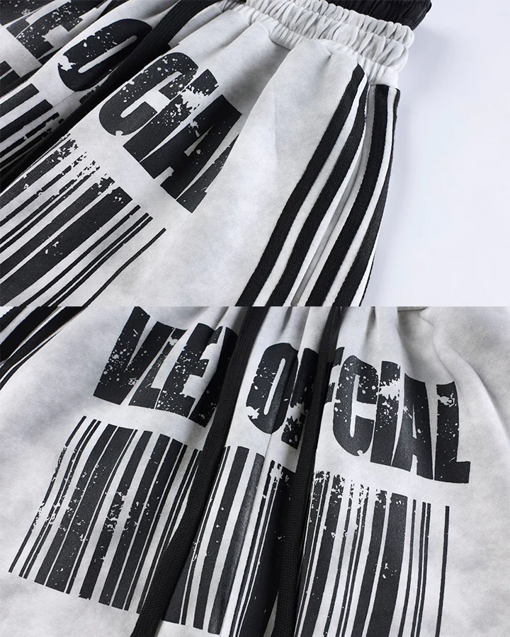 Double Waist Washed Side Stripe Sweatpants - Image 13