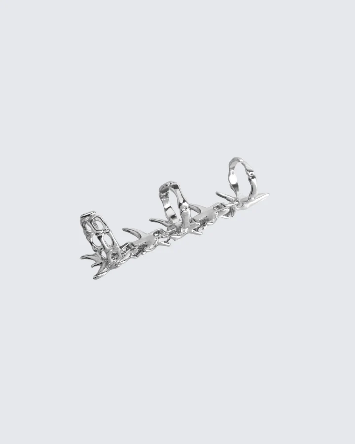 Dragon Spine Ring – Gothic Punk Design - Image 2