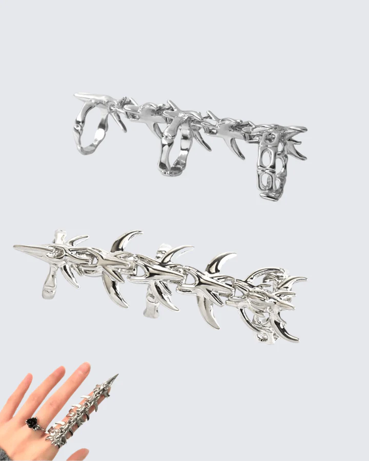 Dragon Spine Ring – Gothic Punk Design - Image 3
