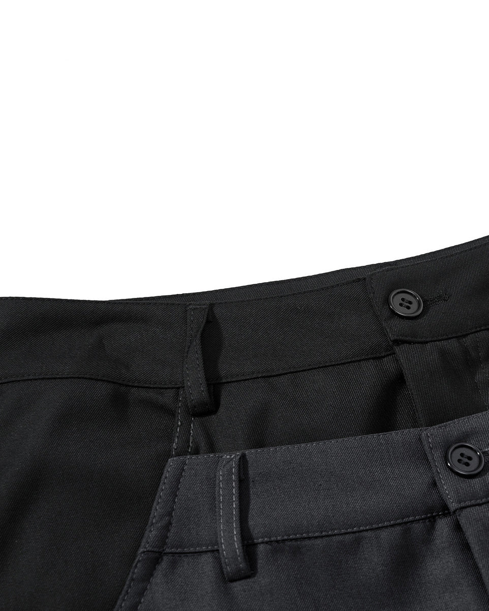Dual-Layer Design Curved Blade Casual Pants - Image 6