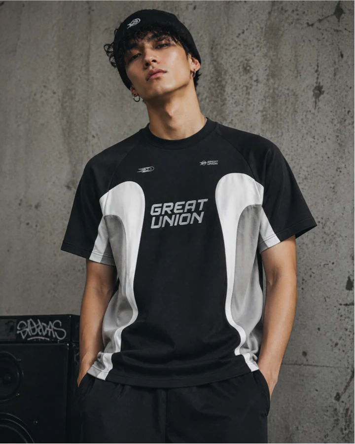 Dynamic Curve Panel Athletic Tee - Image 2