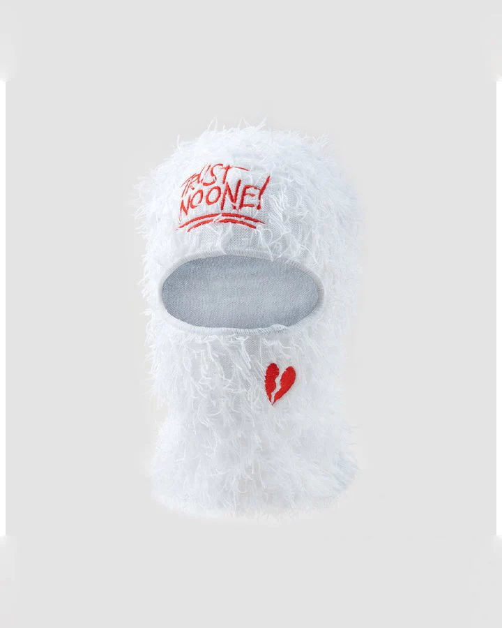 Embroidered Balaclava Knit Hat - Image 2