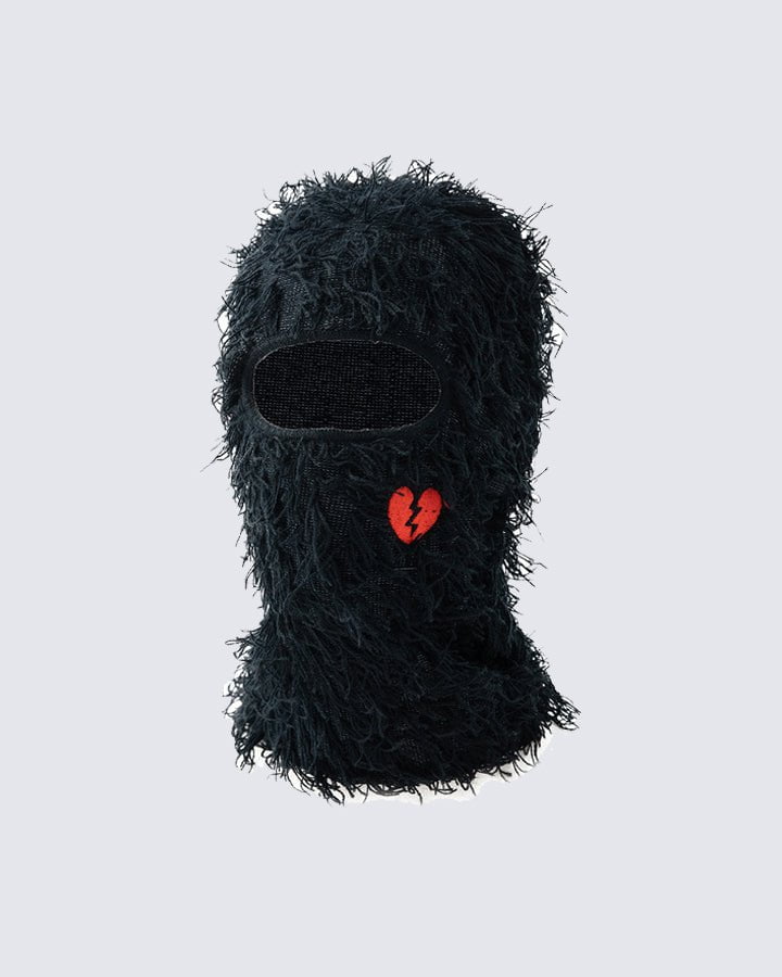 Embroidered Balaclava Knit Hat - Image 4
