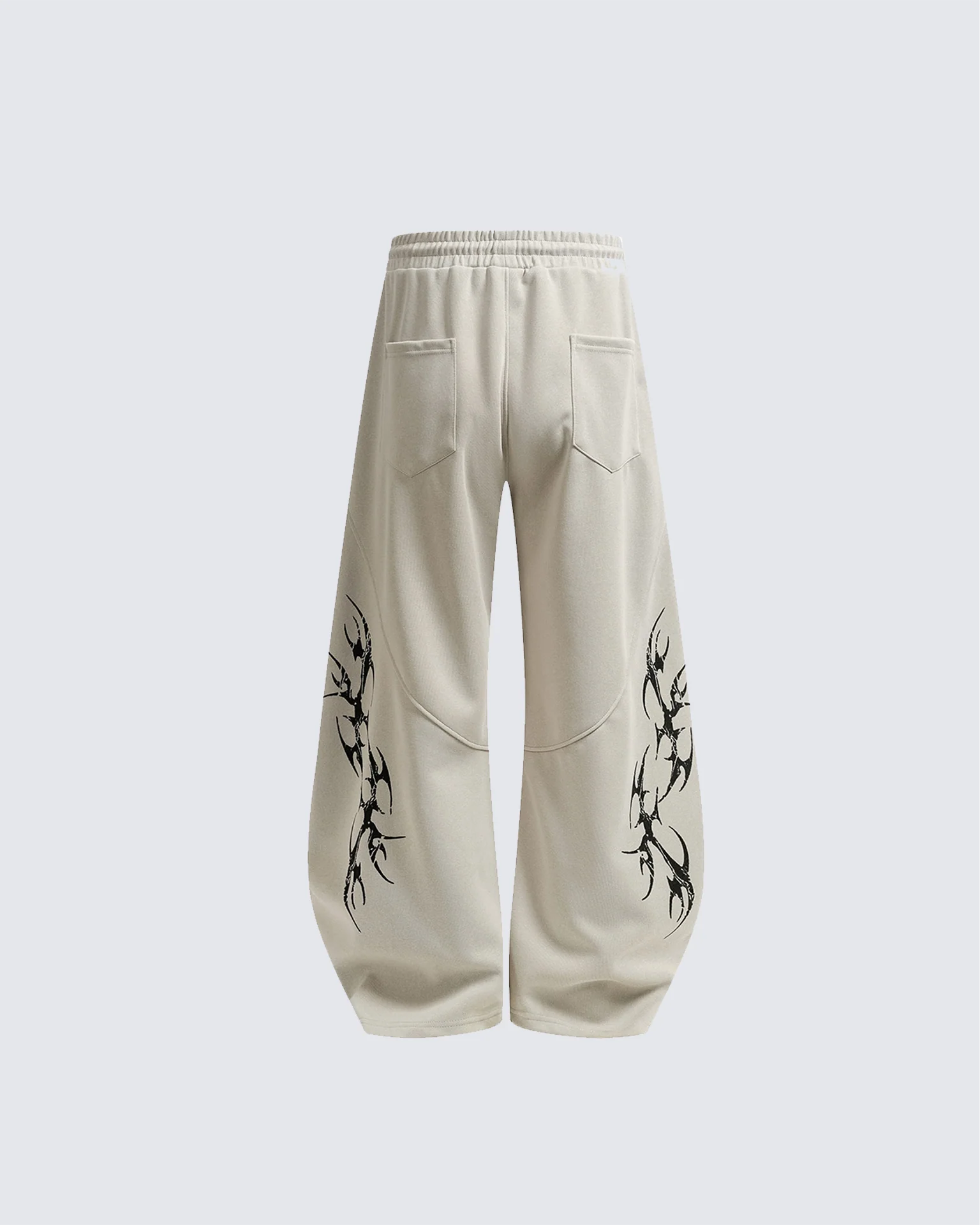 Embroidered Graphic Wide-Leg Sweatpants - Image 8