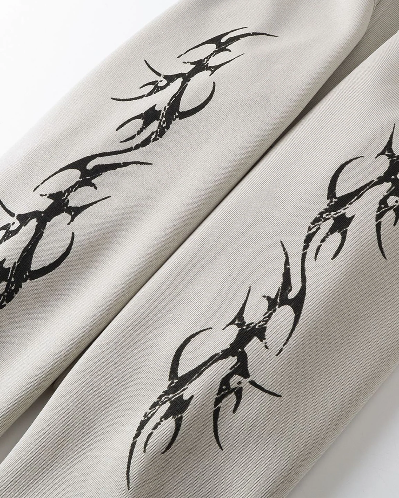 Embroidered Graphic Zip-Up Hoodie - Image 11