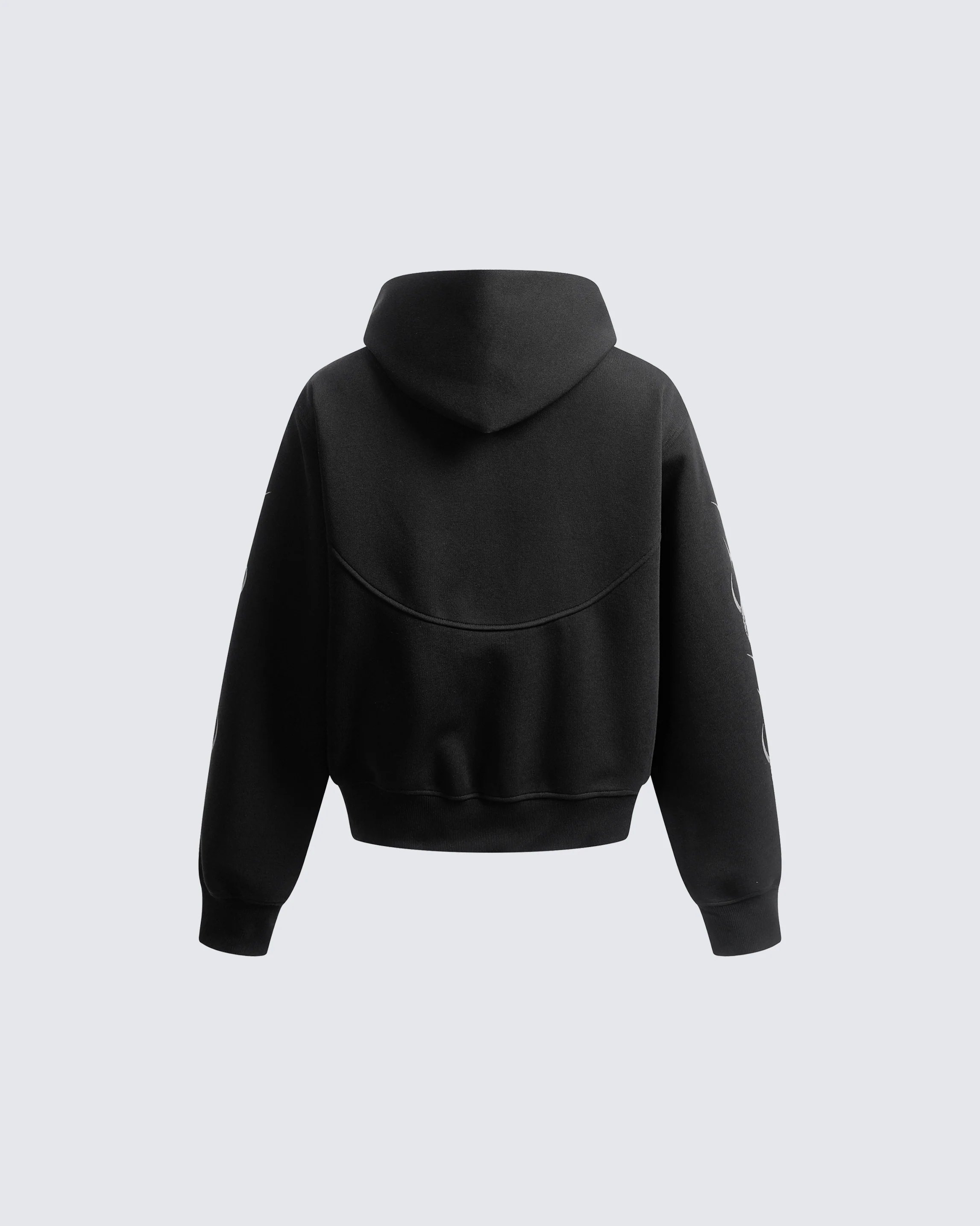 Embroidered Graphic Zip-Up Hoodie - Image 7