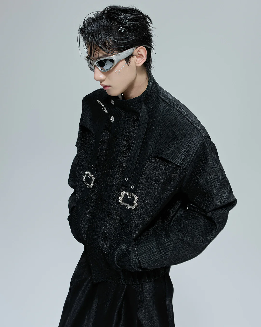 European-American Retro Dark Buckle Jacket - Image 3