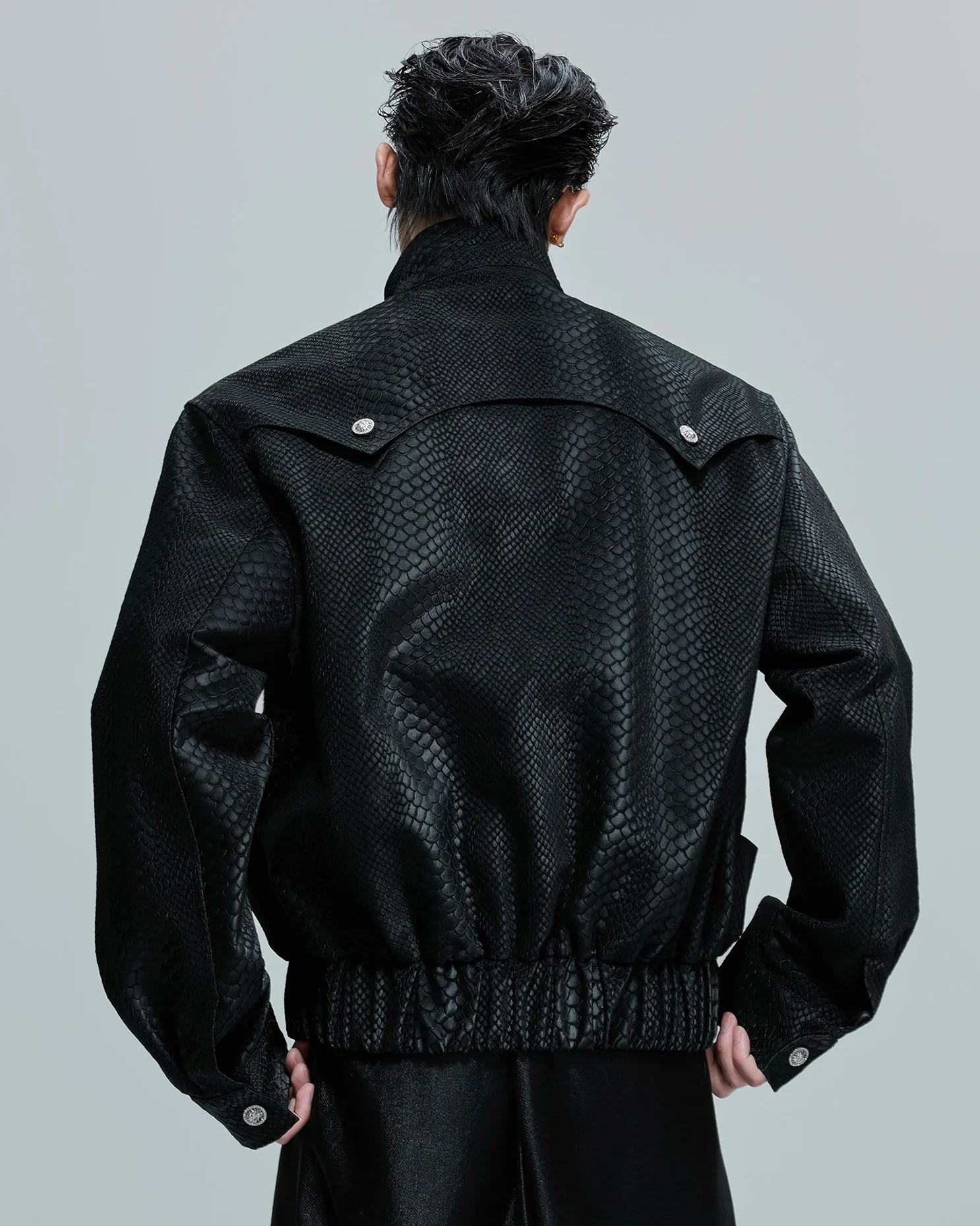 European-American Retro Dark Buckle Jacket - Image 5