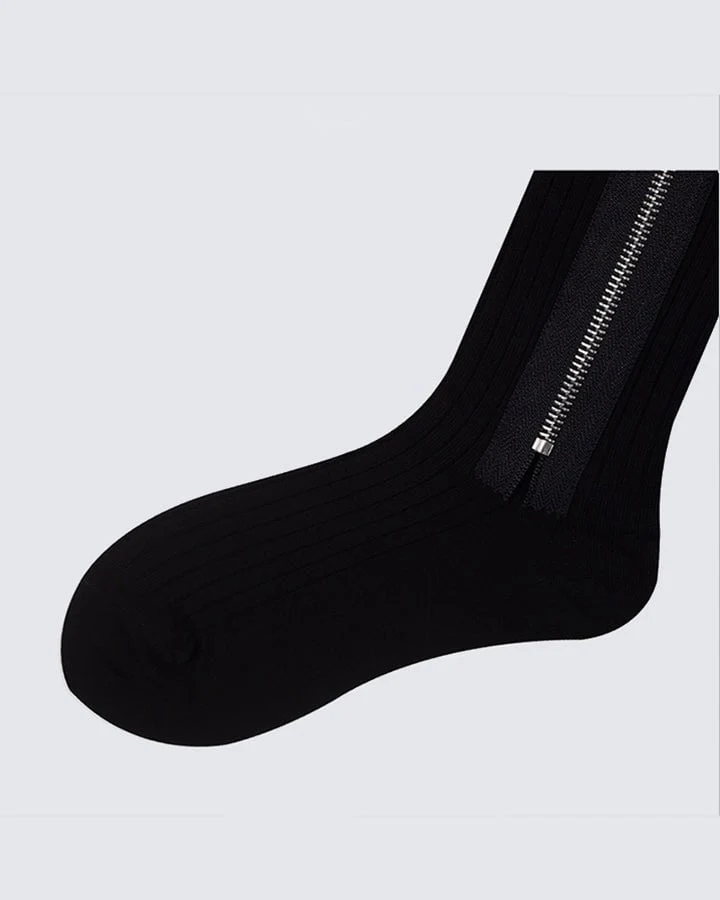 Fashion Zipper Design Socks - Image 3
