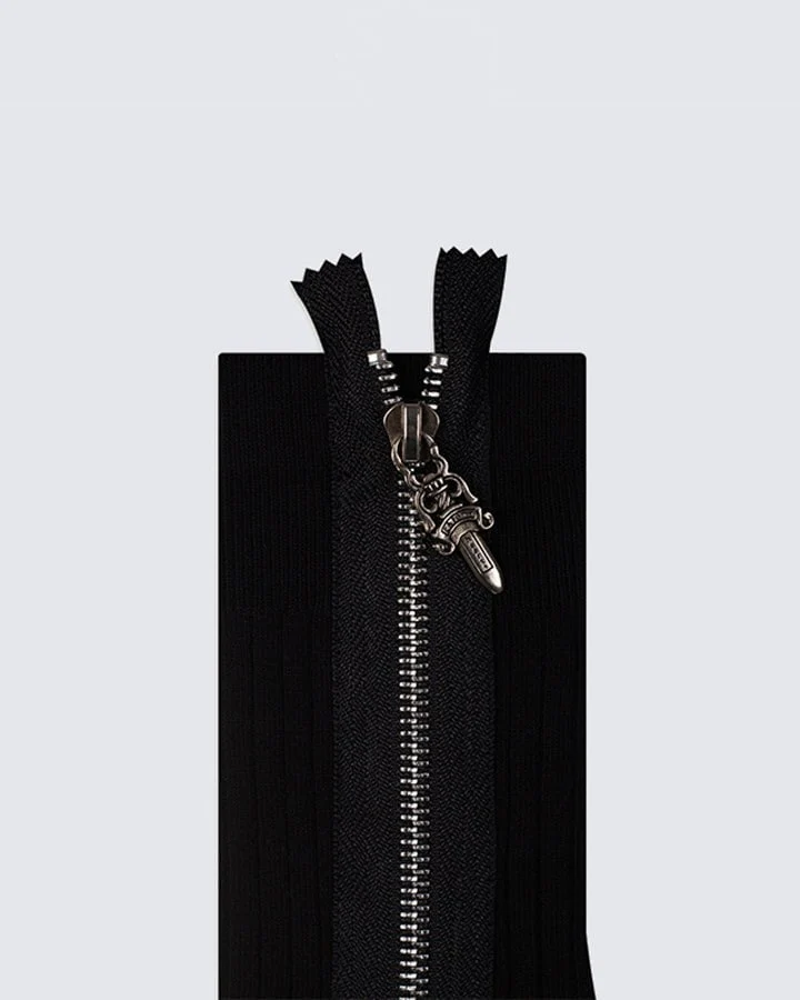 Fashion Zipper Design Socks - Image 4