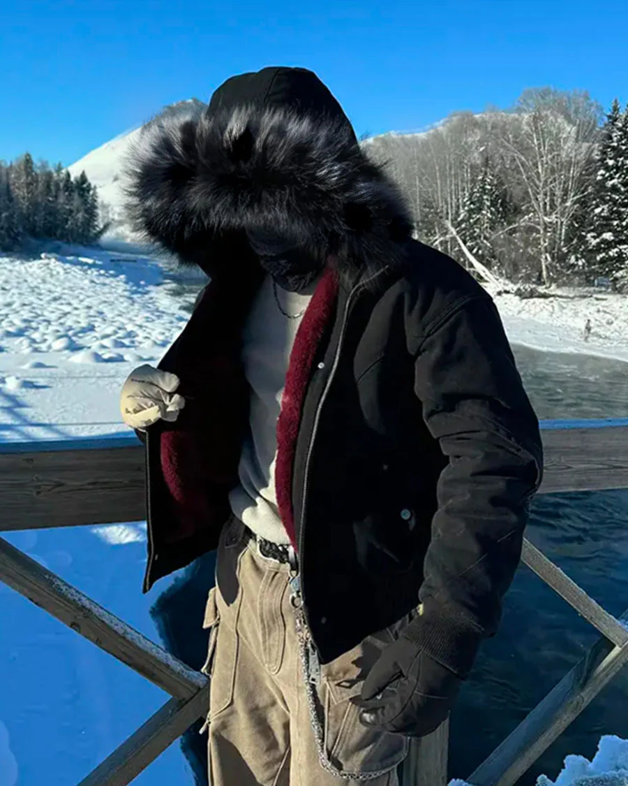 Faux Fur-Lined Hooded Coats - Image 2
