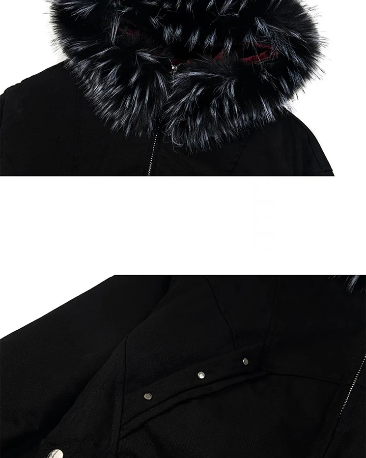 Faux Fur-Lined Hooded Coats - Image 7