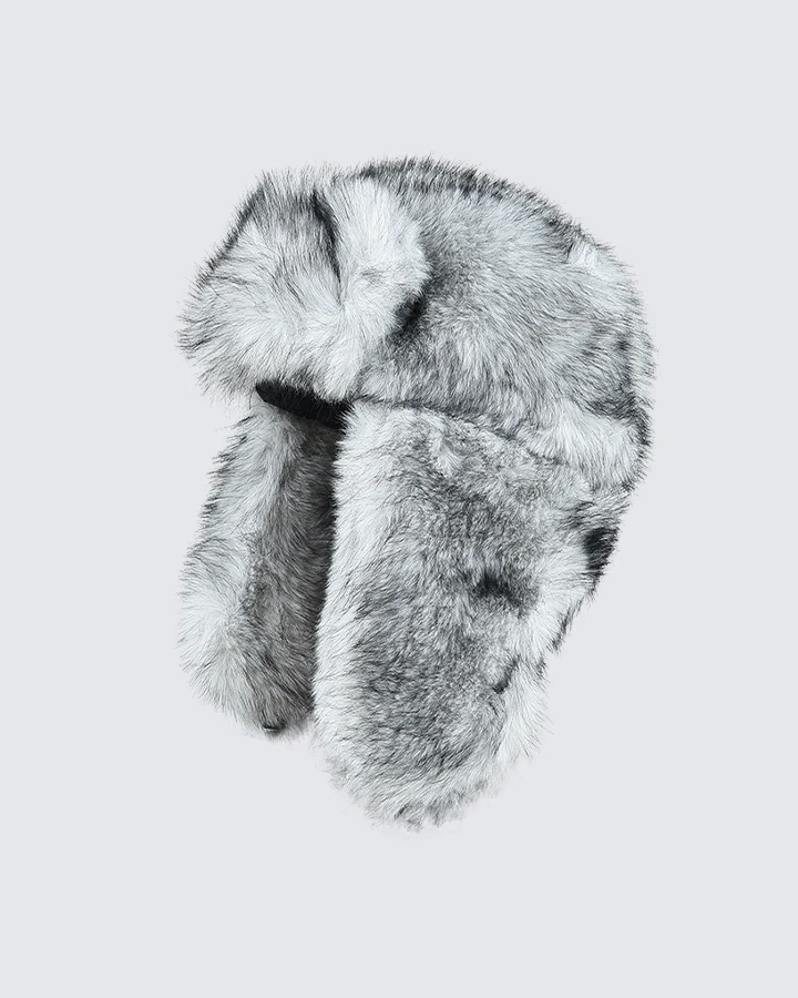 Faux Mink Long-Fur Trapper Hat - Image 10