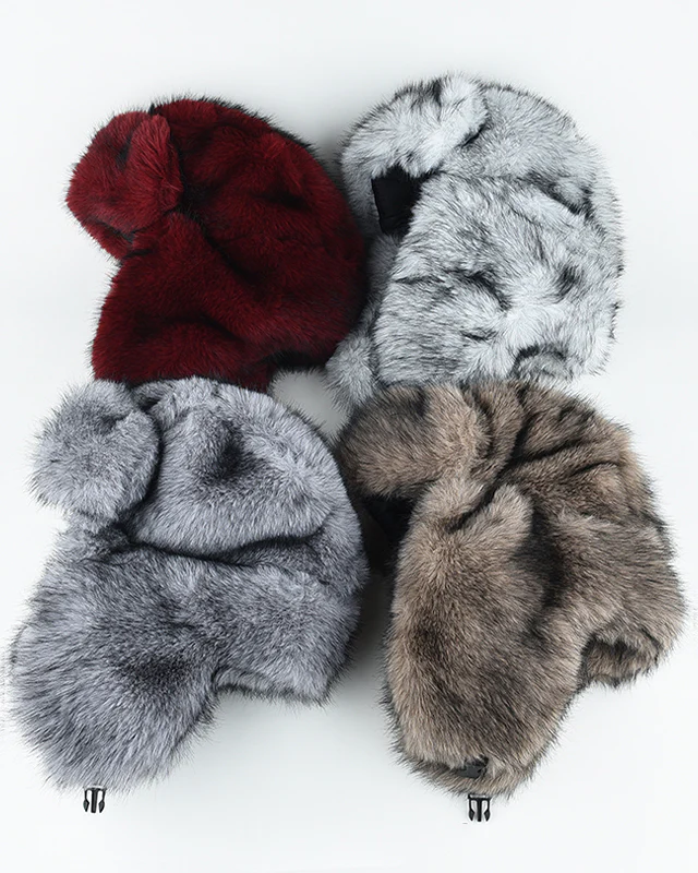 Faux Mink Long-Fur Trapper Hat - Image 2