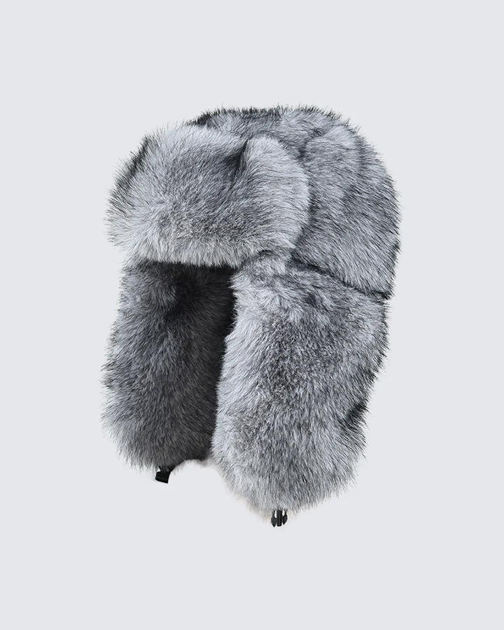 Faux Mink Long-Fur Trapper Hat - Image 4