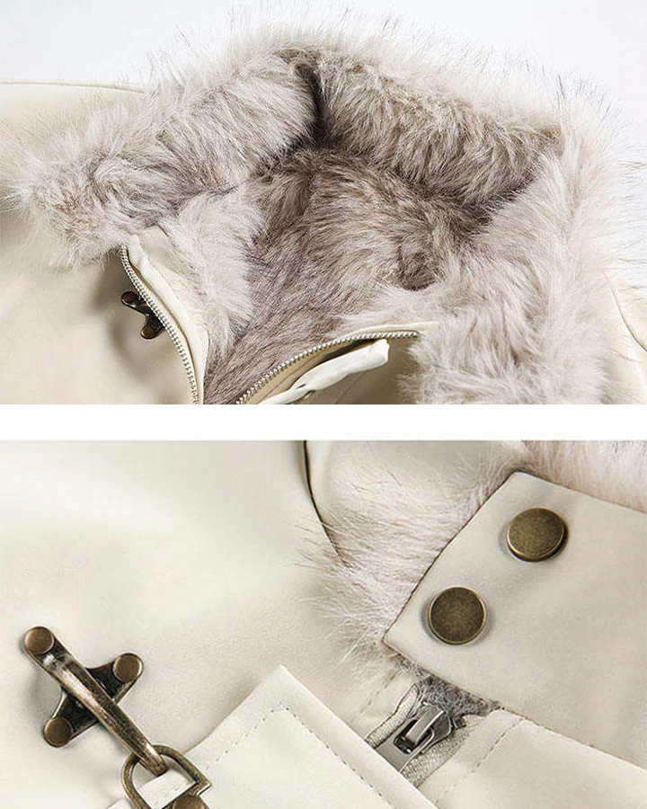 Fleece Lined Loose Fit Jacket - Image 10