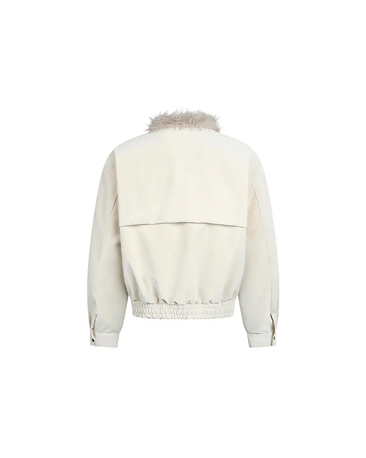 Fleece Lined Loose Fit Jacket - Image 8