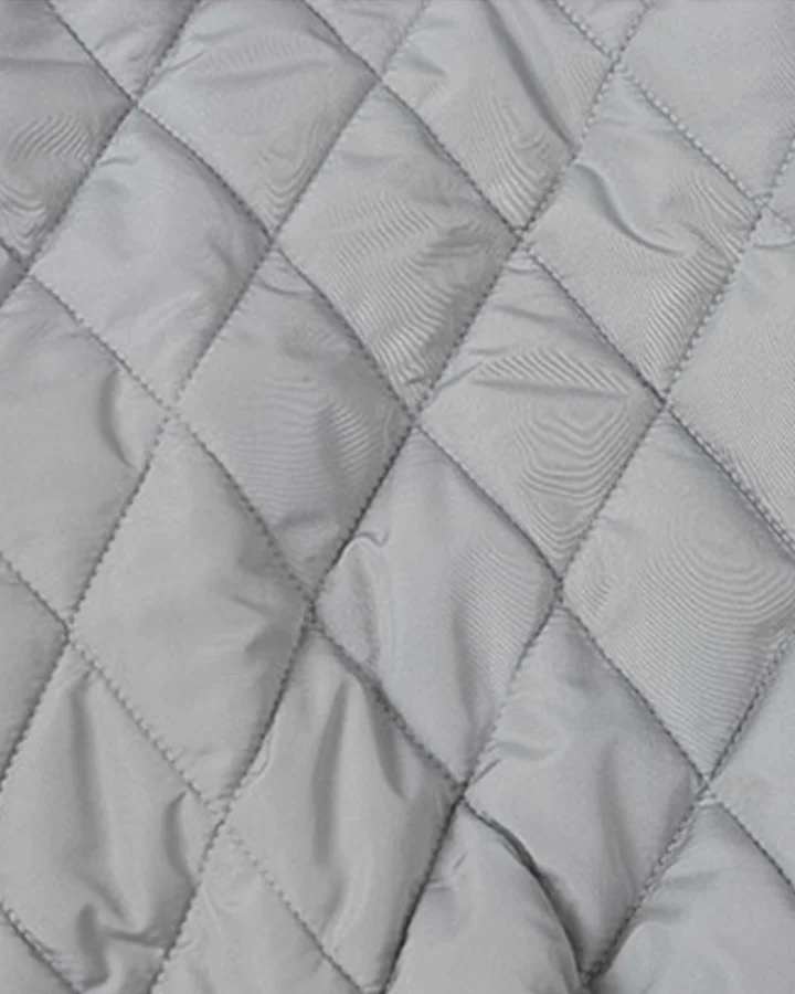 Ruched Sleeve Fleece-Lined Bomber Jacket - Image 7