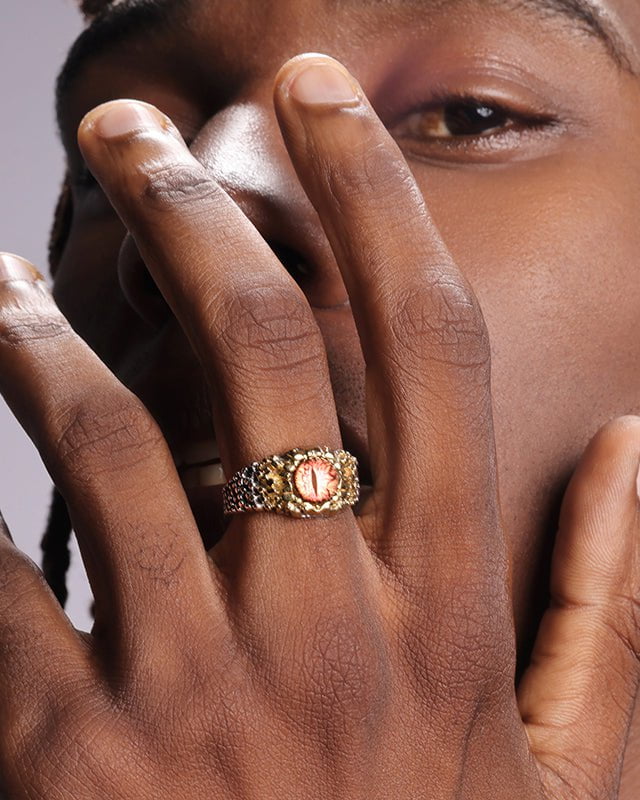 "Demon Eye" Adjustable Ring - Image 2
