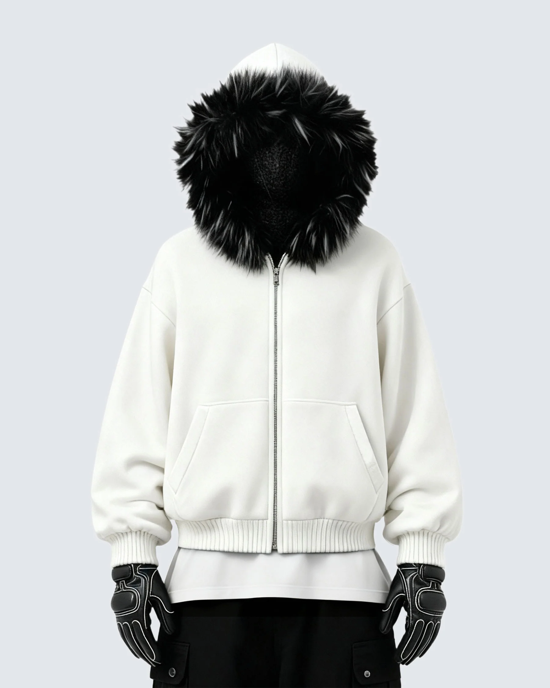 KIIKIO Fur Collar Cozy Hoodie - Image 11